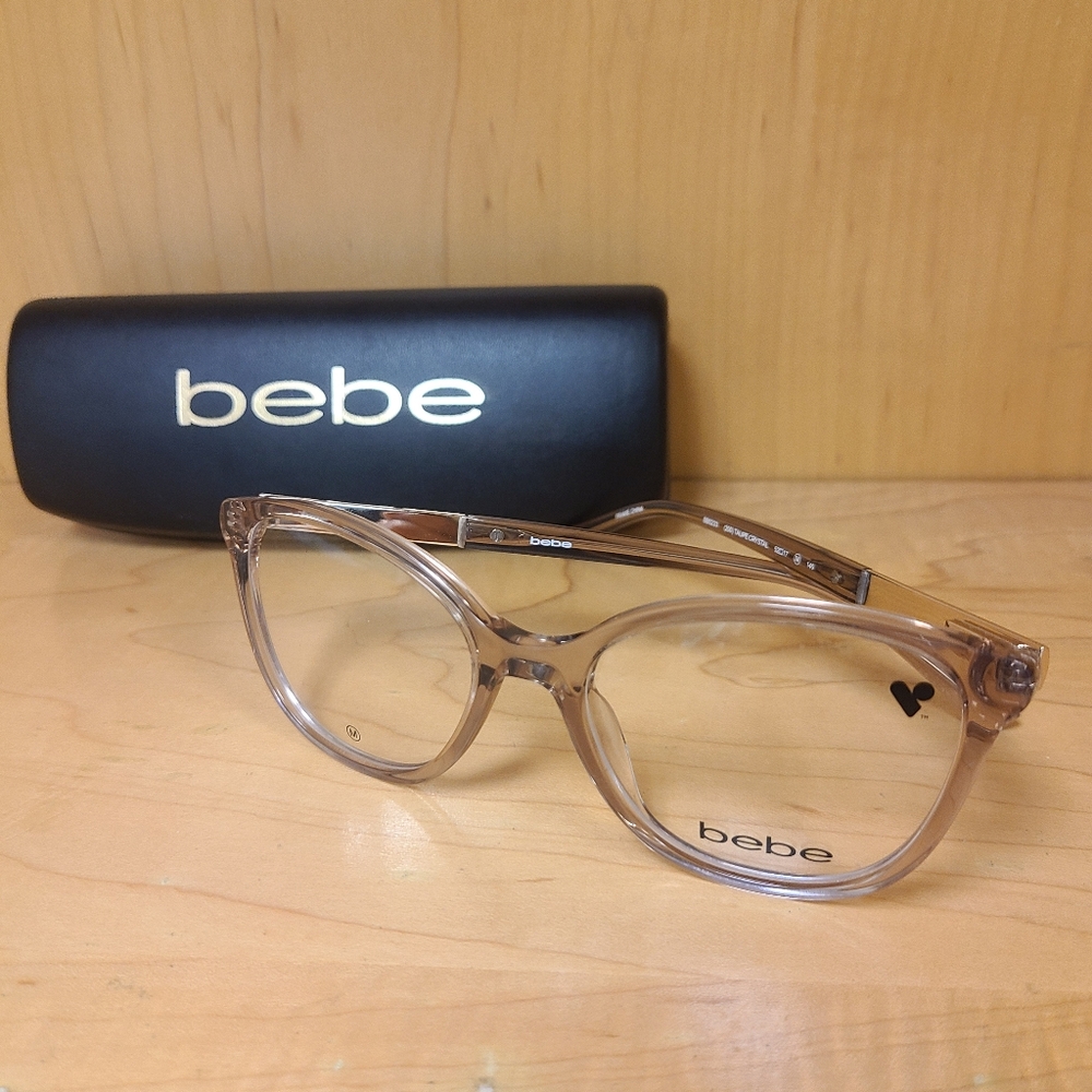 Bebe BB 5233 Crysta Taupe Bedazzled Designer Frames